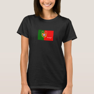 Camiseta bandera de Portugal y Corazón - aficionados al dep