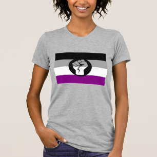 Camiseta Bandera de protesta asexual