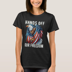 Camiseta Bandera de protesta de Resistencia Manos Fuera de