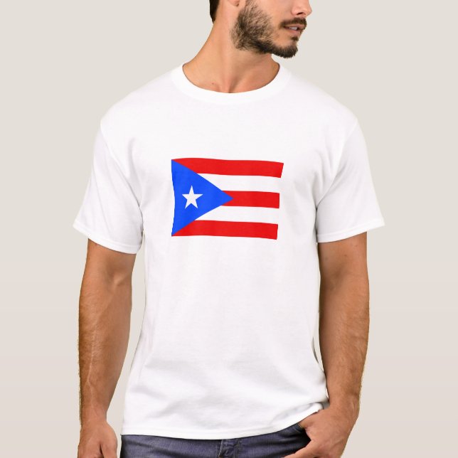 Camiseta Bandera de Puerto Rico (Anverso)