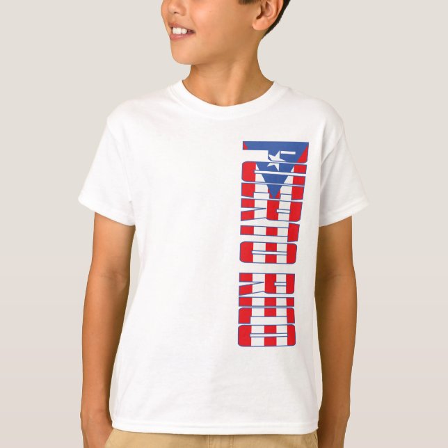 Camiseta Bandera de Puerto Rico (Anverso)