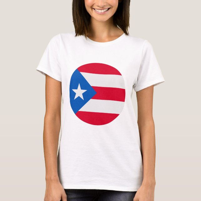 Camiseta Bandera de Puerto Rico (Anverso)