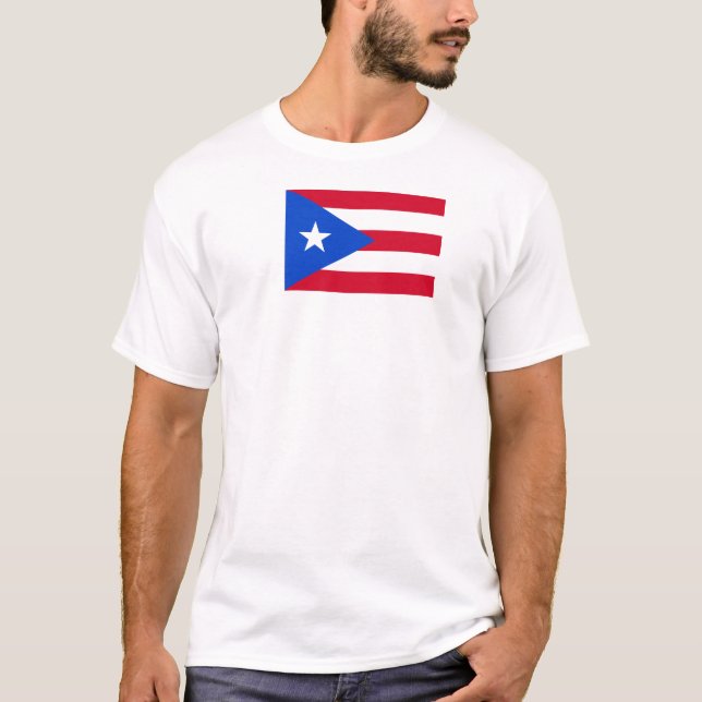 Camiseta Bandera de Puerto Rico (Anverso)