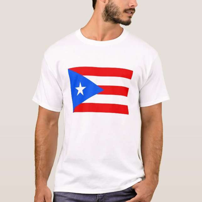 Camiseta Bandera de Puerto Rico (Anverso)