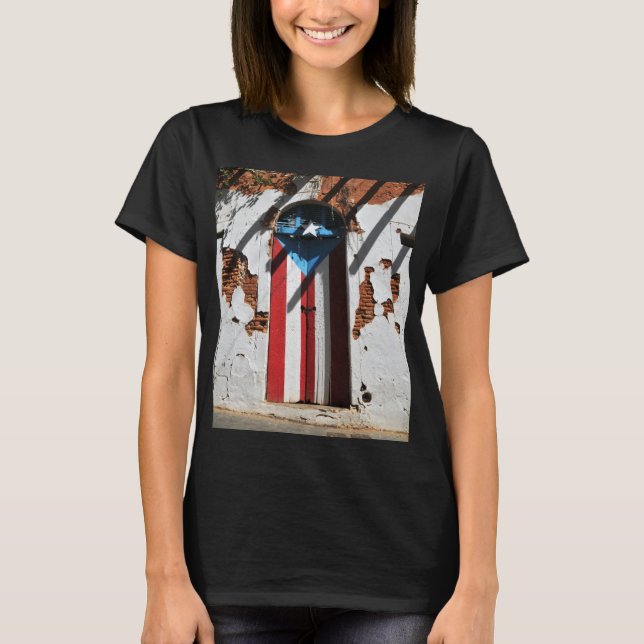 Camiseta Bandera de Puerto Rico (Anverso)