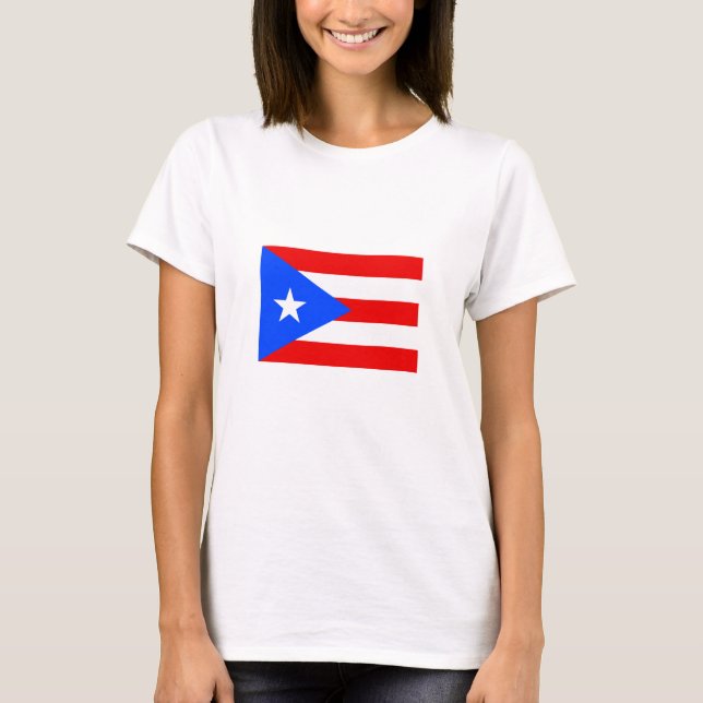 Camiseta Bandera de Puerto Rico (Anverso)
