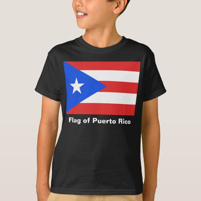 Camiseta Bandera de Puerto Rico (Anverso)
