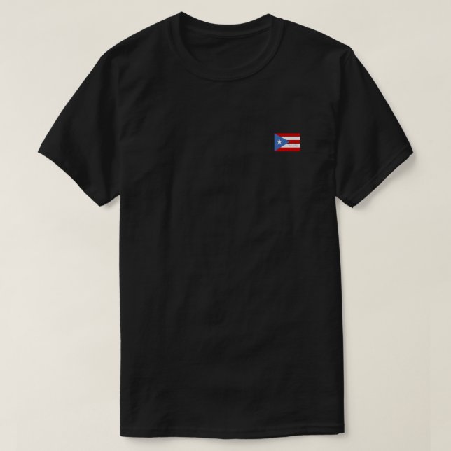 Camiseta Bandera de Puerto Rico (Diseño del anverso)