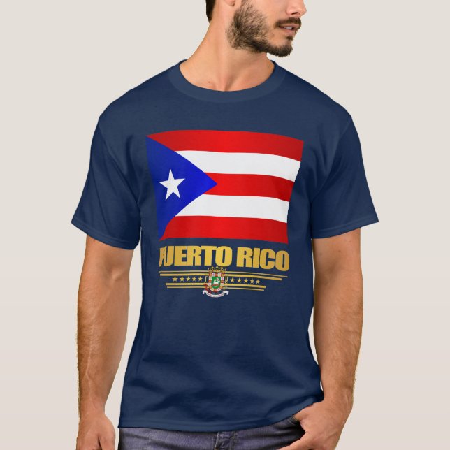 Camiseta Bandera de Puerto Rico (Anverso)