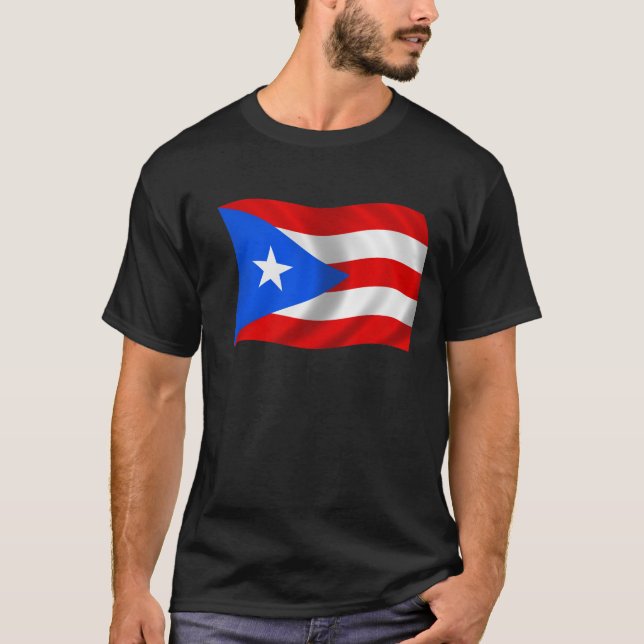 Camiseta Bandera de Puerto Rico (Anverso)