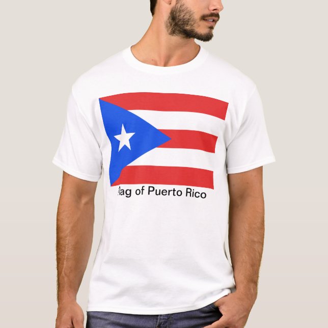 Camiseta Bandera de Puerto Rico (Anverso)