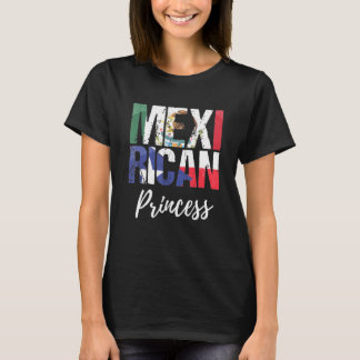 Camiseta Bandera de Puerto Rico 1 de la princesa mexicana
