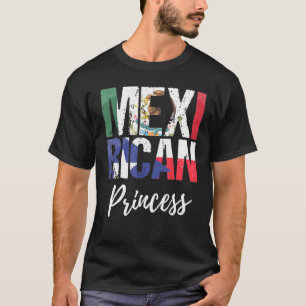 Camiseta Bandera de Puerto Rico 1 de la princesa mexicana