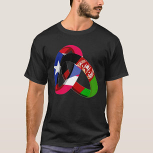 Camiseta Bandera de Puerto Rico Afganistán Grown Ring Marri