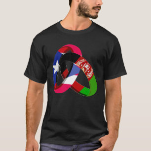 Camiseta Bandera de Puerto Rico Afganistán Grown Ring Marri