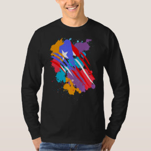 Camiseta Bandera de Puerto Rico Boricua