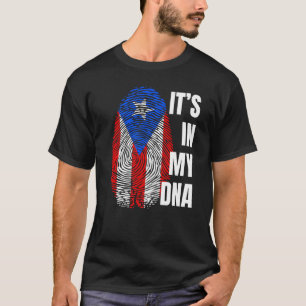 Camiseta Bandera de Puerto Rico Boricua Huella Negra Histor