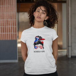 Camiseta Bandera de Puerto Rico buricua Chica