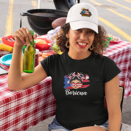 Camiseta Bandera de Puerto Rico Chica de Boricua
