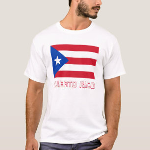 Camiseta Bandera de Puerto Rico con nombre