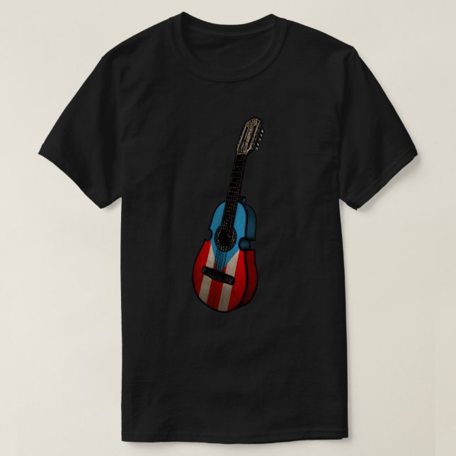 Camiseta Bandera de Puerto Rico Cuatro (Diseño del anverso)