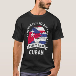 Camiseta Bandera de Puerto Rico Cuba crece orgullo