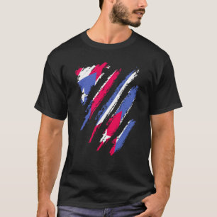Camiseta Bandera de Puerto Rico Cuba Crece Patriota País Ra