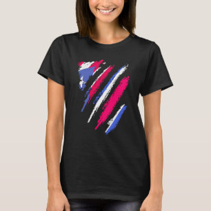 Camiseta Bandera de Puerto Rico Cultivado en Costa Rica Paí