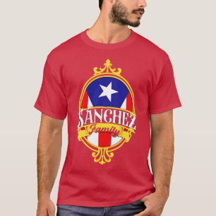Camiseta Bandera de Puerto Rico de la Familia Sánchez