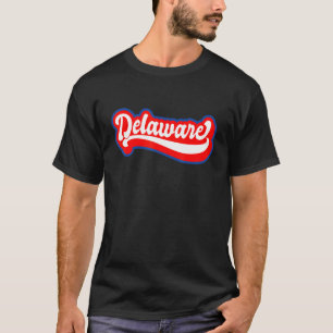 Camiseta Bandera de Puerto Rico Delaware retro Estado de Es