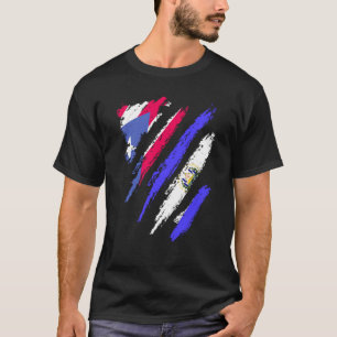 Camiseta Bandera de Puerto Rico El Salvador Criado Patriota