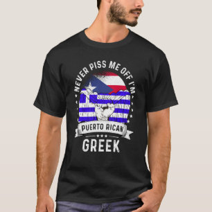 Camiseta Bandera de Puerto Rico Grecia crece orgullo del hu