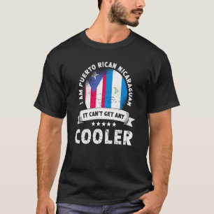 Camiseta Bandera de Puerto Rico Nicaragua crece país patrio