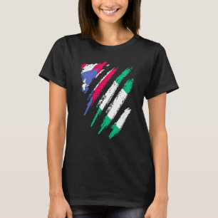 Camiseta Bandera de Puerto Rico Nigeria Crece Patriota País