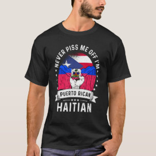 Camiseta Bandera de Puerto Rico Orgullo de humor en Haití