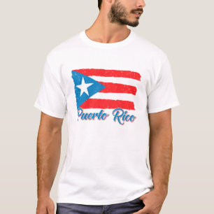Camiseta Bandera de Puerto Rico Patrimonio hispano Mes Bori