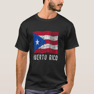 Camiseta Bandera de Puerto Rico Patriótico Latino Distresse