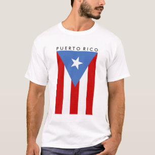 Camiseta Bandera de Puerto Rico Personalizada