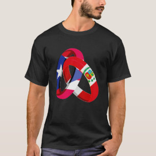 Camiseta Bandera de Puerto Rico Perú crece Boda matrimonial