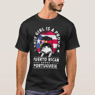 Camiseta Bandera de Puerto Rico Portugal Grove el orgullo d
