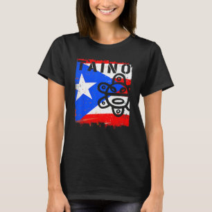 Camiseta Bandera de Puerto Rico Taino Boricua Recuerdo Puer