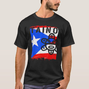 Camiseta Bandera de Puerto Rico Taino Boricua Soud Puertorr