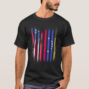Camiseta Bandera de Puerto Rico Venezuela Cultivado Bandera