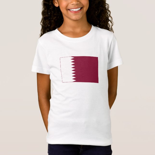 Camiseta Bandera de Qatar (Anverso)