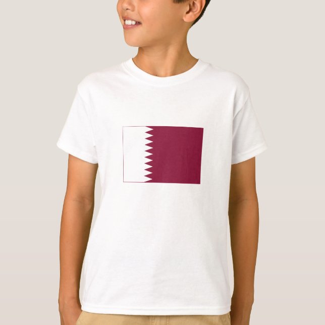 Camiseta Bandera de Qatar (Anverso)