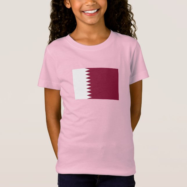 Camiseta Bandera de Qatar (Anverso)