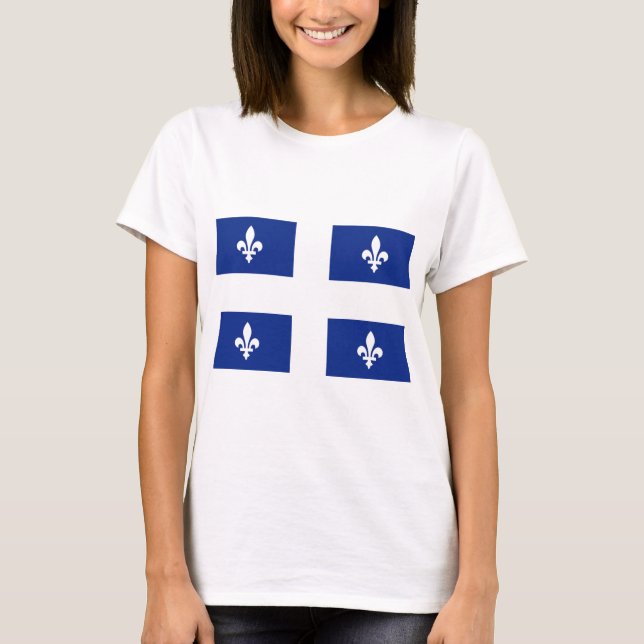 Camiseta Bandera de Quebec (Anverso)