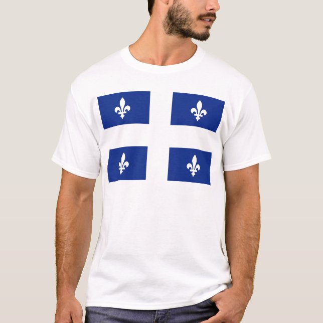 Camiseta Bandera de Quebec (Anverso)