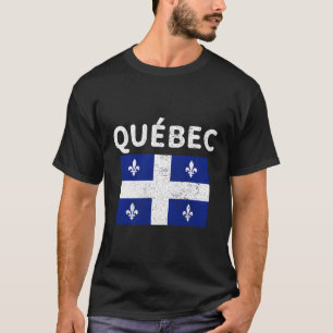 Camiseta Bandera de Quebec Quebecois Canadá