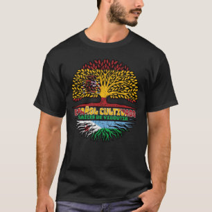 Camiseta Bandera de raíces de árbol de Djibouti español